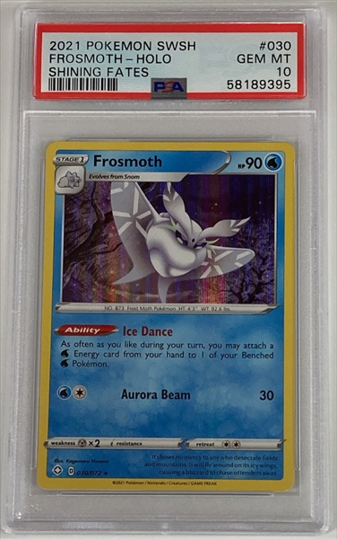 Frosmoth - 030/072 - Holo Rare - PSA 10